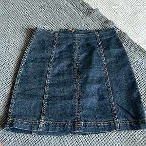 Free people Jean skirt